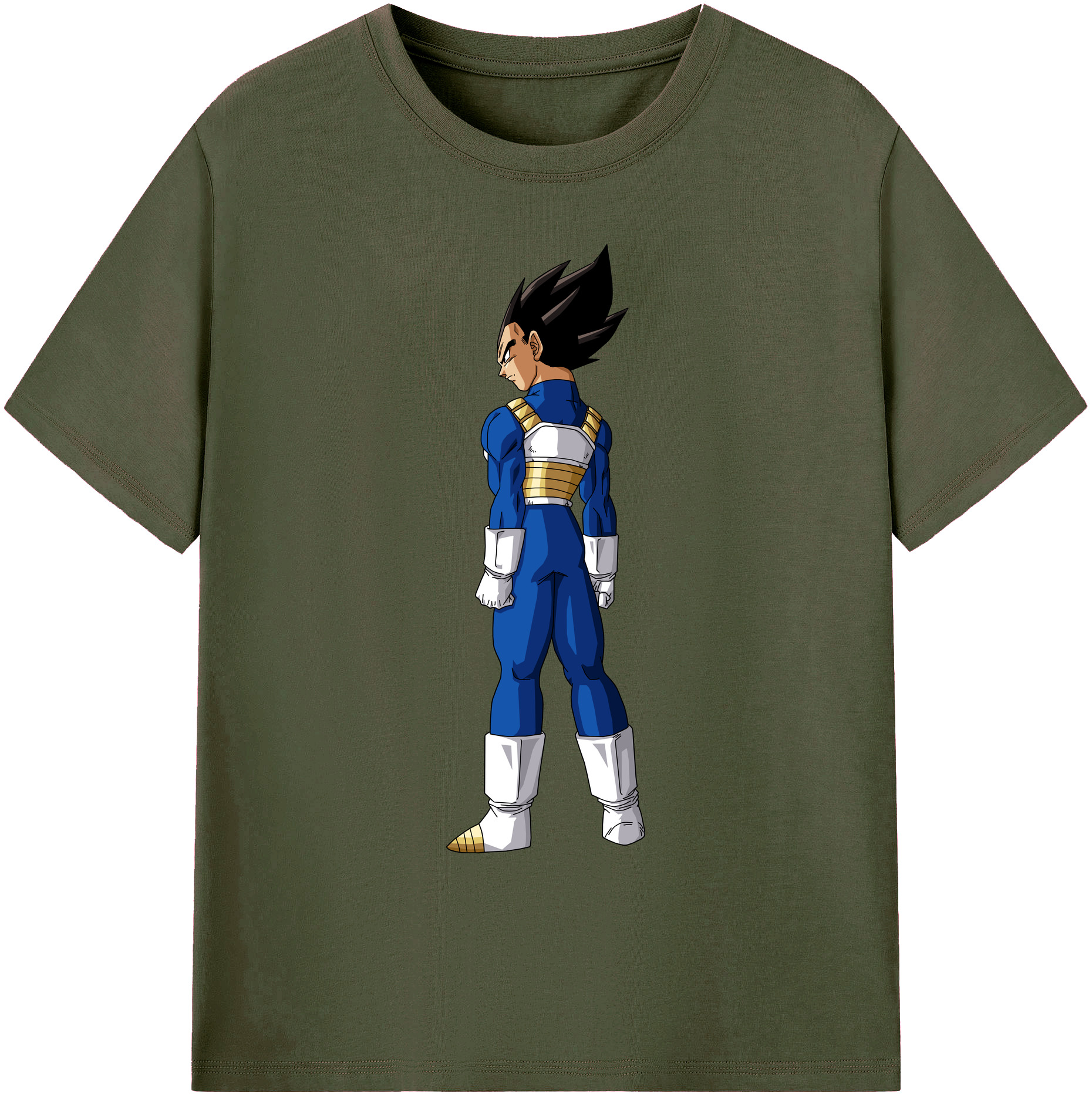 （画像用） ドラゴンボール ベジータ四世（Bejīta Yonsei）DRAGON BALL Vegeta IV 綿100％ メンズ半袖Tシャツ｜肌触りやわらか＆通気性
